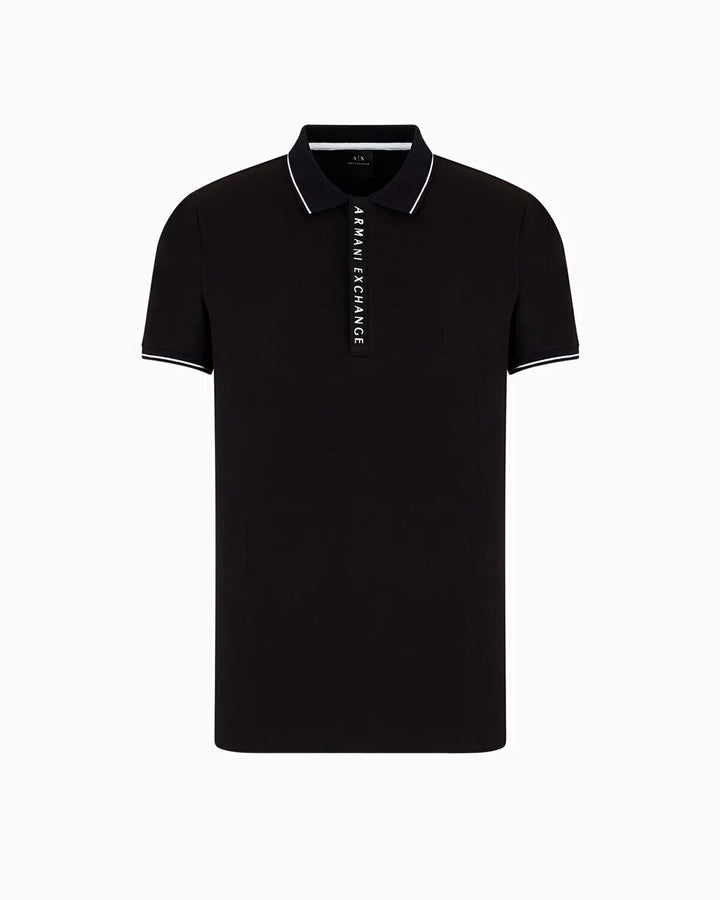ARMANI EXCHANGE  Polo Logo Verticale Su Zip Uomo |  JEK PIT