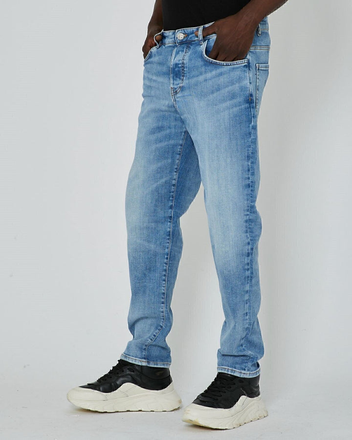 Jeans Baggy Fig Chiaro Uomo - JEK PIT