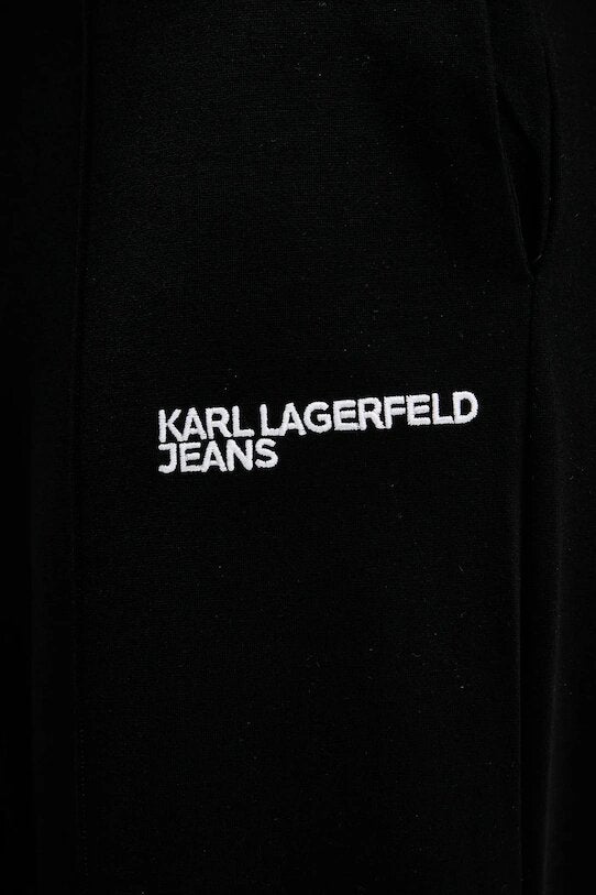 KARL LAGERFELD  Pantalone In Felpa Con Logo Ricamato Donna |  JEK PIT