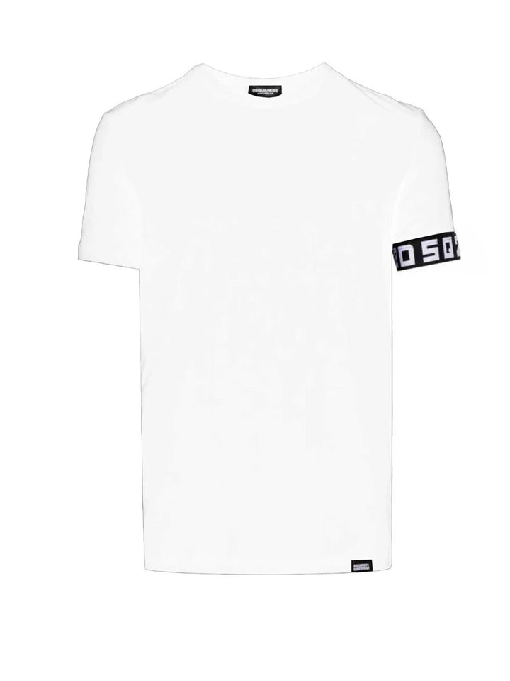 DSQUARED2  t-Shirt Round Neck t Logo Elastico Uomo |  JEK PIT