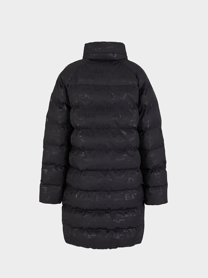 EMPORIO ARMANI EA7  Piumino Lungo Allover Donna |  JEK PIT