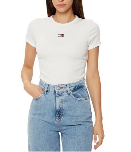TOMMY JEANS  t-Shirt a Costina Tjw Slim Logo Centr. Donna |  JEK PIT