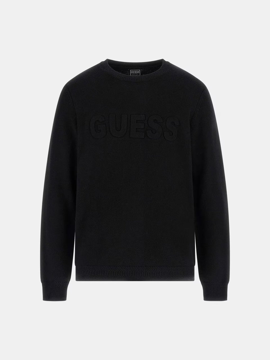 GUESS  Maglione Giro Embossed Logo Uomo |  JEK PIT
