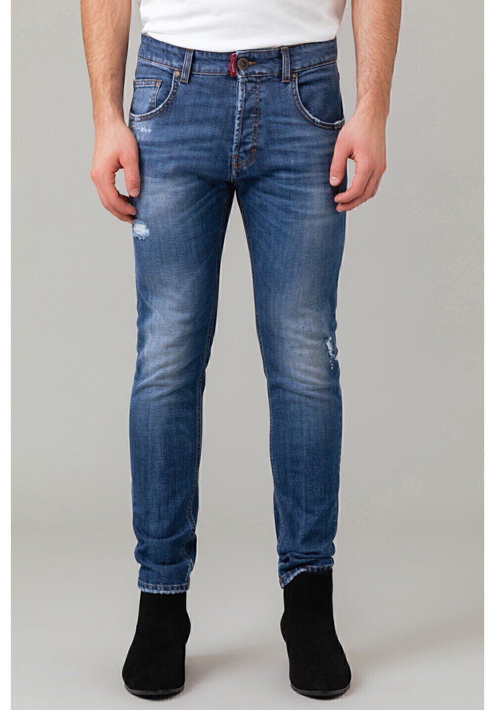 GAELLE  Jeans Slim Fit Con Etk Logata Uomo |  JEK PIT