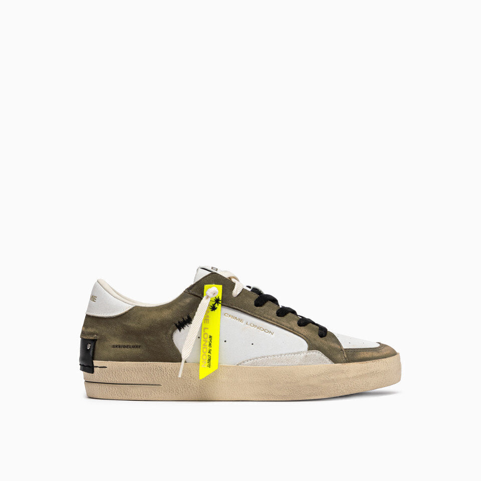 CRIME LONDON  Sneakers Sk8 Lime Patch Uomo |  JEK PIT