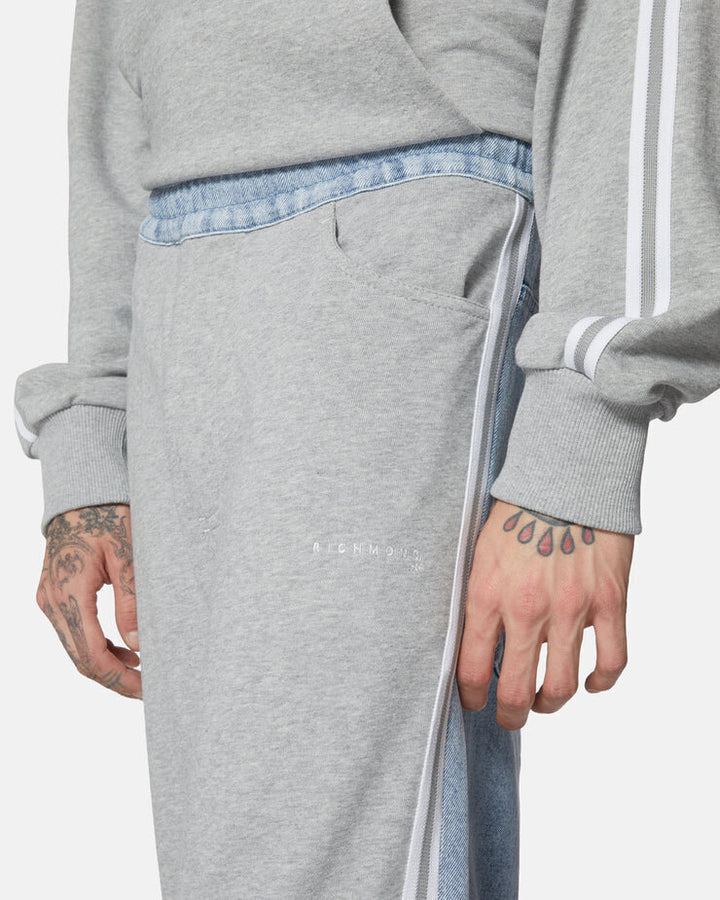JOHN RICHMOND X  Pantalone In Felpa e Jeans Con Banda Unisex |  JEK PIT