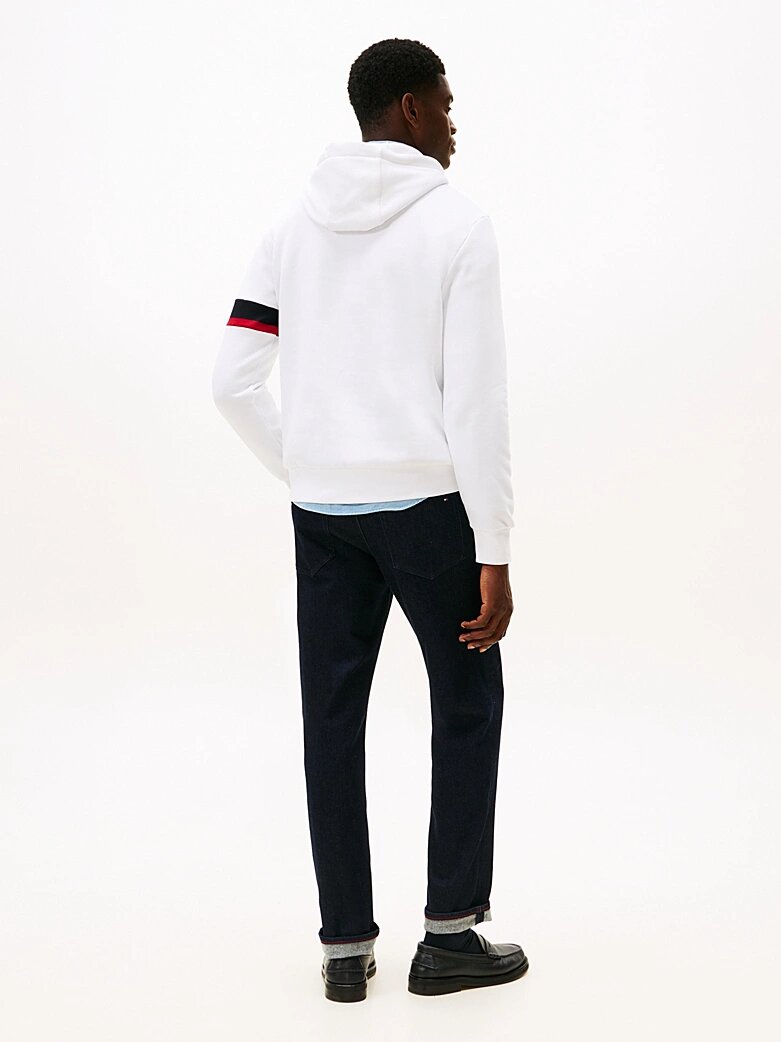 TOMMY HILFIGER  Felpa Con Cappuccio Logo Embossed Uomo |  JEK PIT