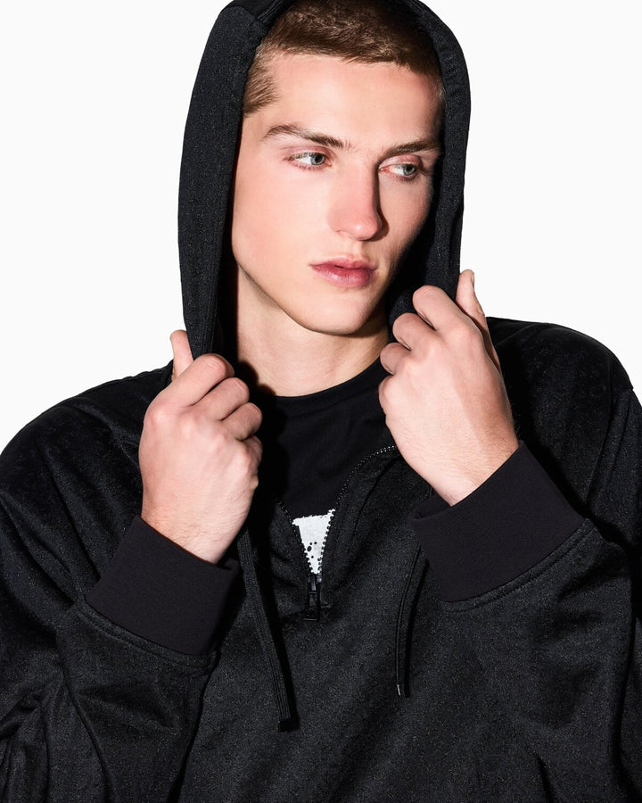ARMANI EXCHANGE  Felpa Con Cappuccio Allover Series Uomo |  JEK PIT