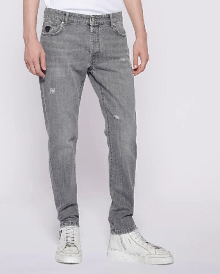 Jeans Mick Skinny Logo Sfum Uomo - JEK PIT