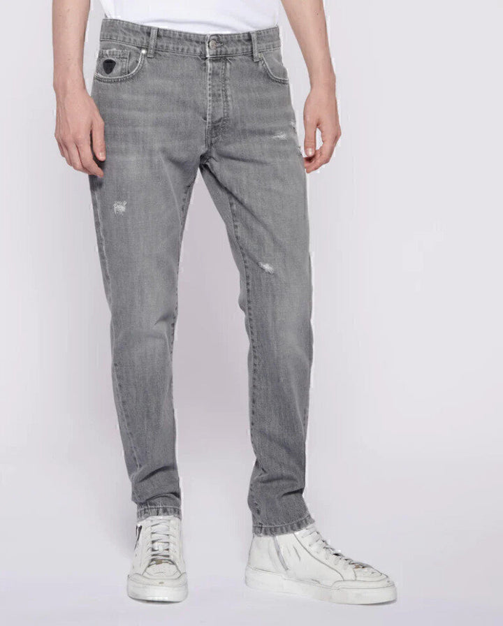 Jeans Mick Skinny Logo Sfum Uomo - JEK PIT