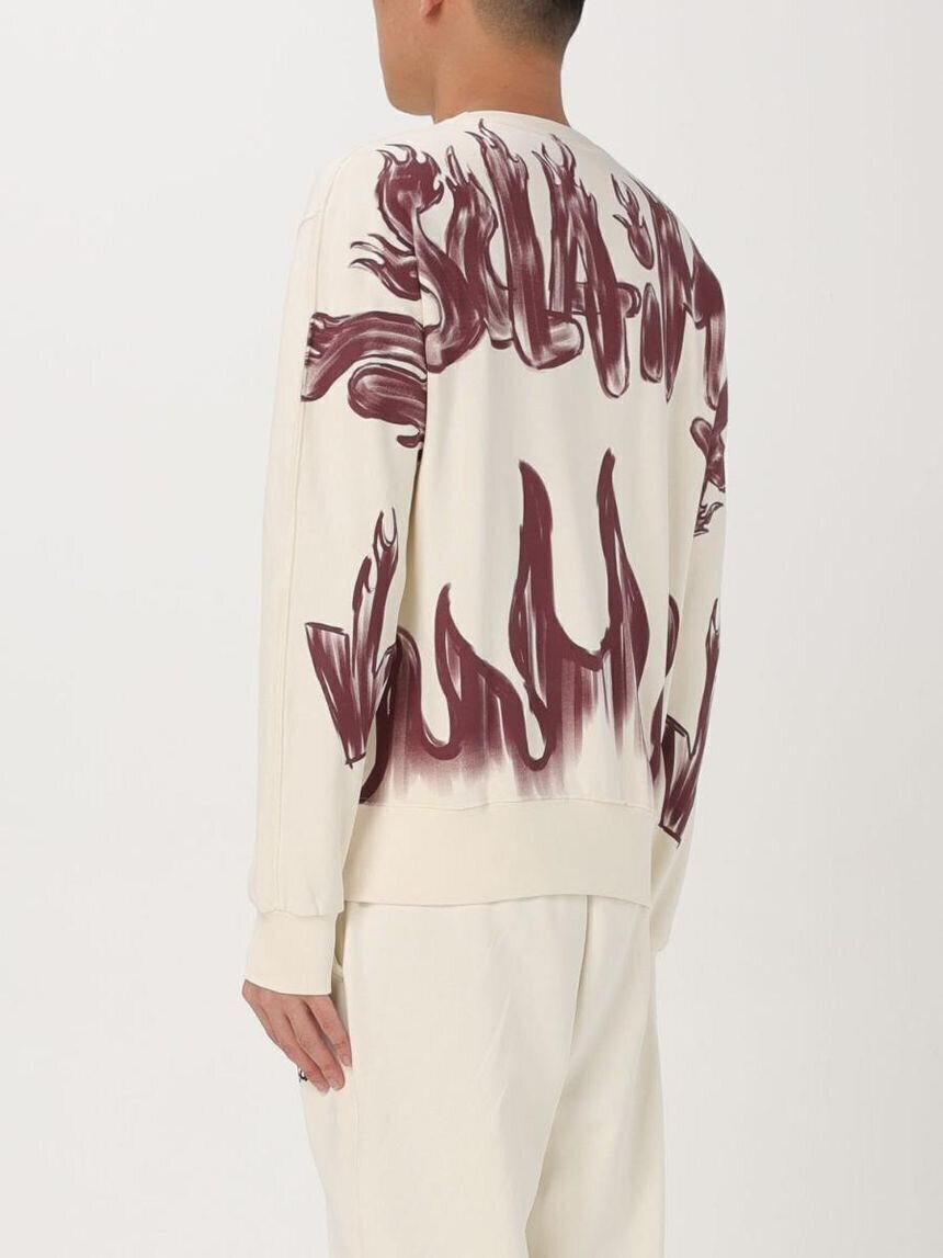 DISCLAIMER  Felpa Giro Multi Logo Uomo |  JEK PIT