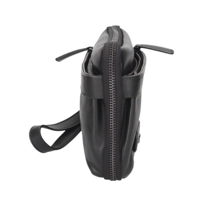 JOHN RICHMOND  Pouch Pelle Con 3 Zip Uomo |  JEK PIT