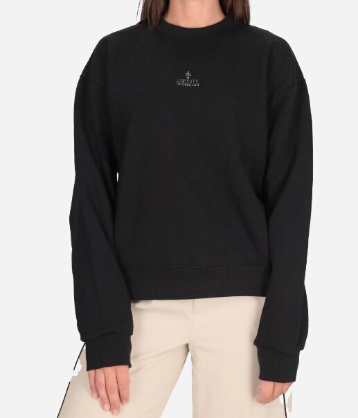 COUNTY OF MILAN - BURLON  Felpa a Giro Logo Brillantini Piccolo Donna |  JEK PIT