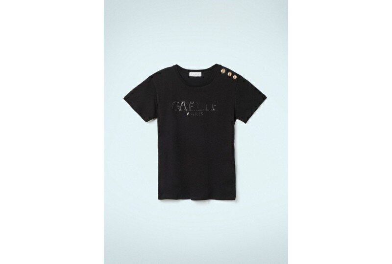 GAELLE  t-Shirt Logo Su Tinta Bott. Oro Donna |  JEK PIT