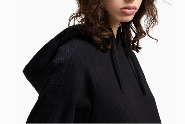 ARMANI EXCHANGE  Felpa Capp. Logo Banda Laterale Gr Donna |  JEK PIT