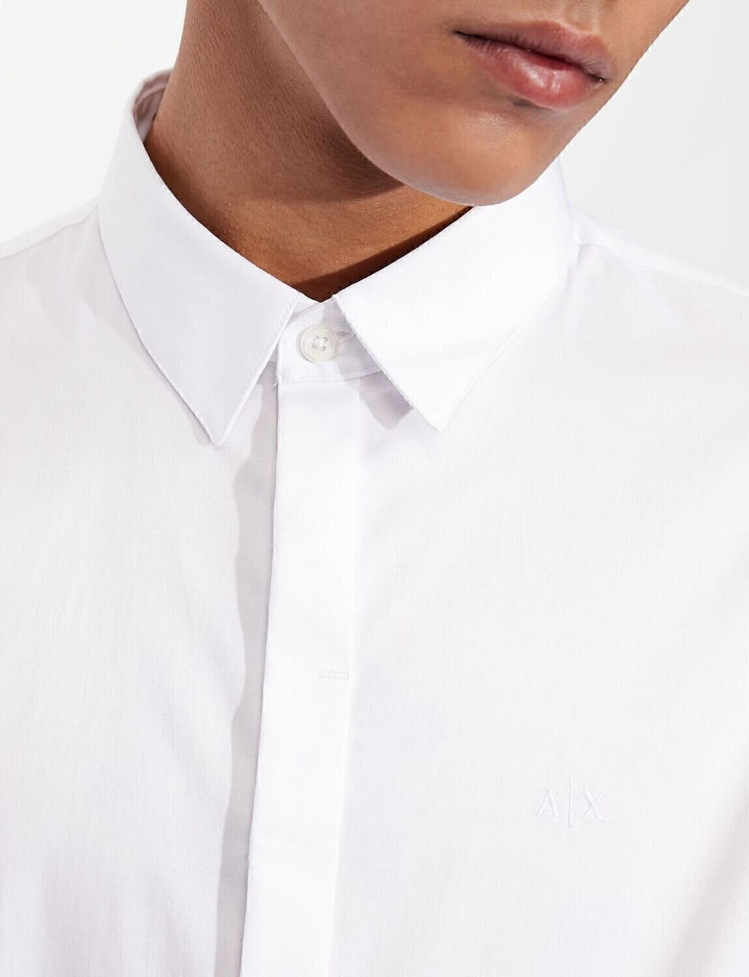 ARMANI EXCHANGE  Camicia Basic Logo Ricamato Uomo |  JEK PIT