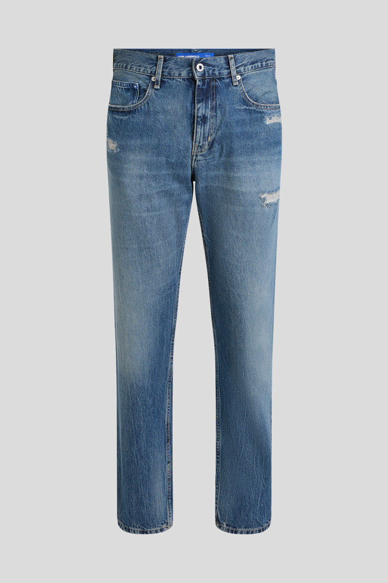 KARL LAGERFELD  Jeans 5 Pockets Klj Tapered Con Strappi Uomo |  JEK PIT