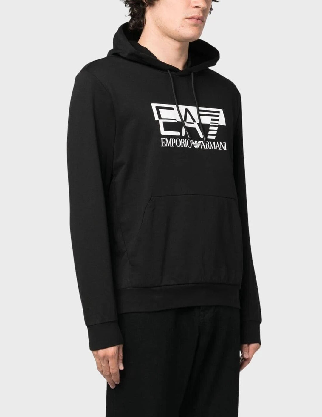 EMPORIO ARMANI EA7  Felpa Stampa Con Cappuccio Uomo |  JEK PIT