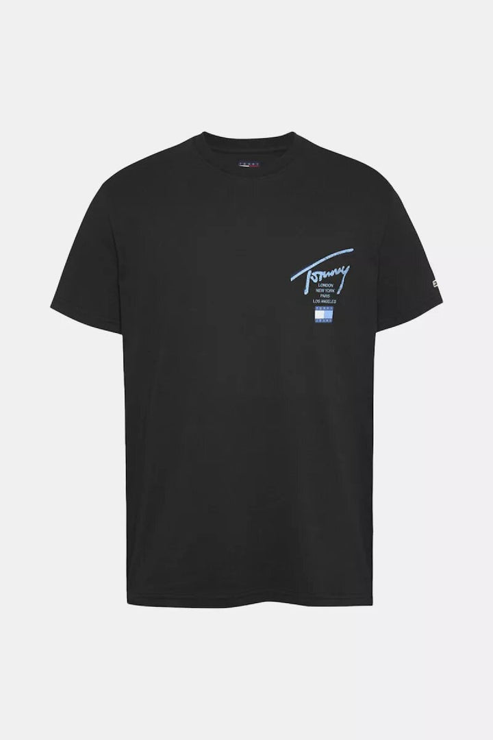 TOMMY JEANS  t-Shirt Basic Logo Bandierina Uomo |  JEK PIT