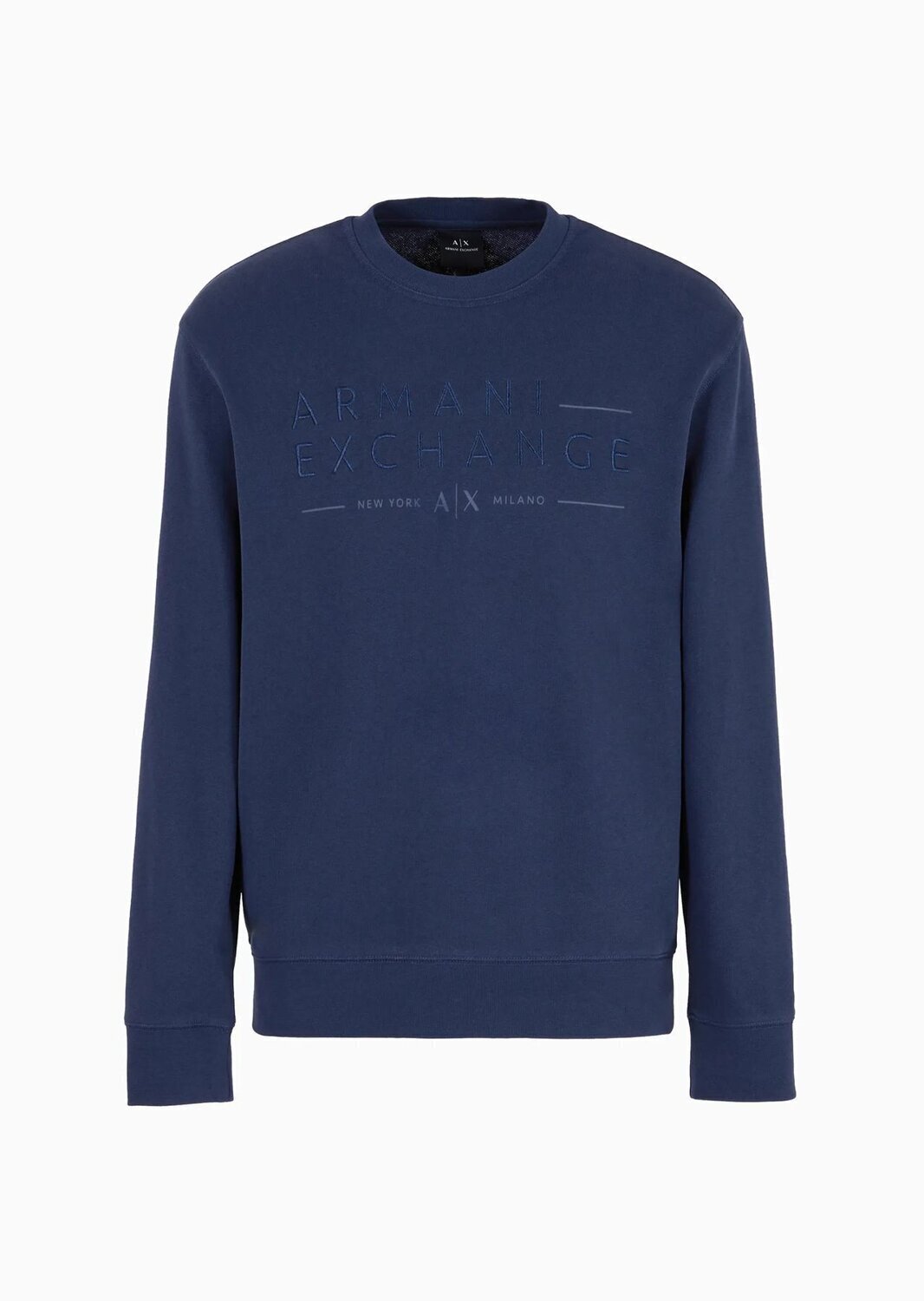 ARMANI EXCHANGE  Felpa a Giro Logo Cucito Gr Uomo |  JEK PIT