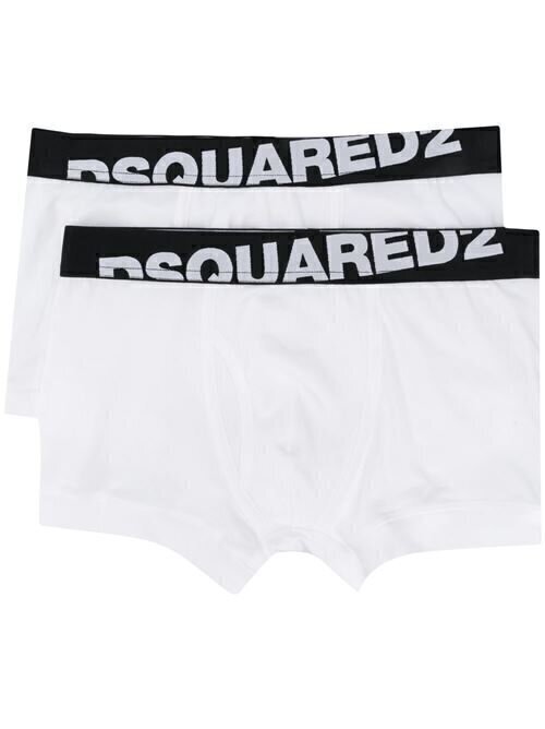 DSQUARED2 Boxer 2 Pack Logo Front Uomo - JEK PIT