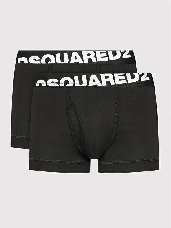 DSQUARED2 Boxer 2 Pack Logo Front Uomo - JEK PIT