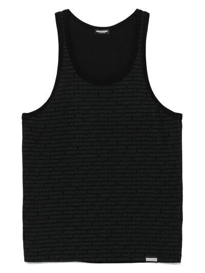 DSQUARED2 Canotta Logo Allover Piccolo Uomo - JEK PIT