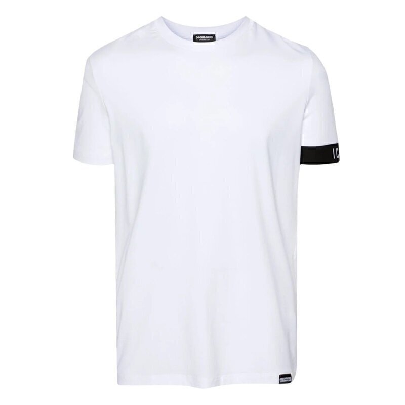 DSQUARED2 Maglia Appl. Manica Round Neck Uomo - JEK PIT
