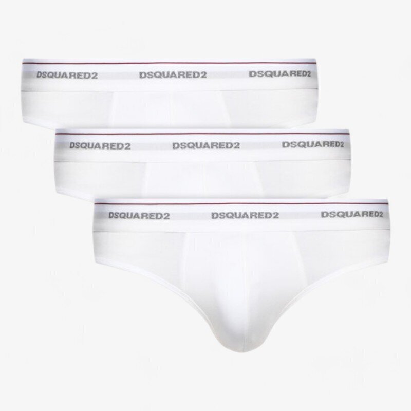 DSQUARED2 Slip 3 Pezzi Logo Elastico Uomo - JEK PIT
