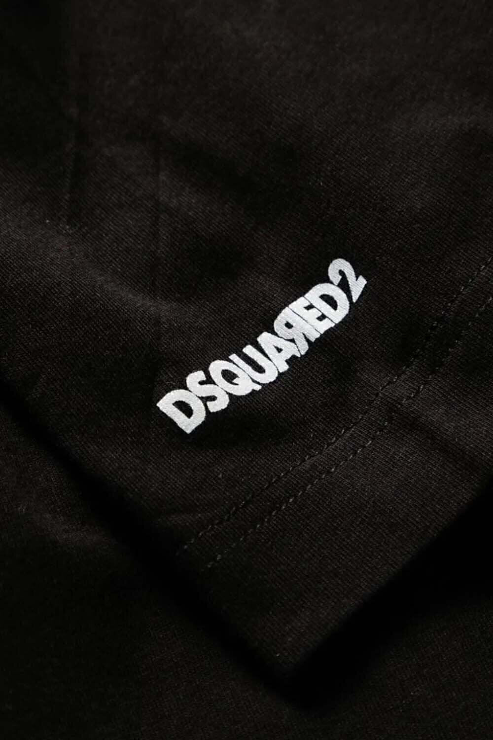 DSQUARED2 t - Shirt Basic Logo Manica Pc Uomo - JEK PIT