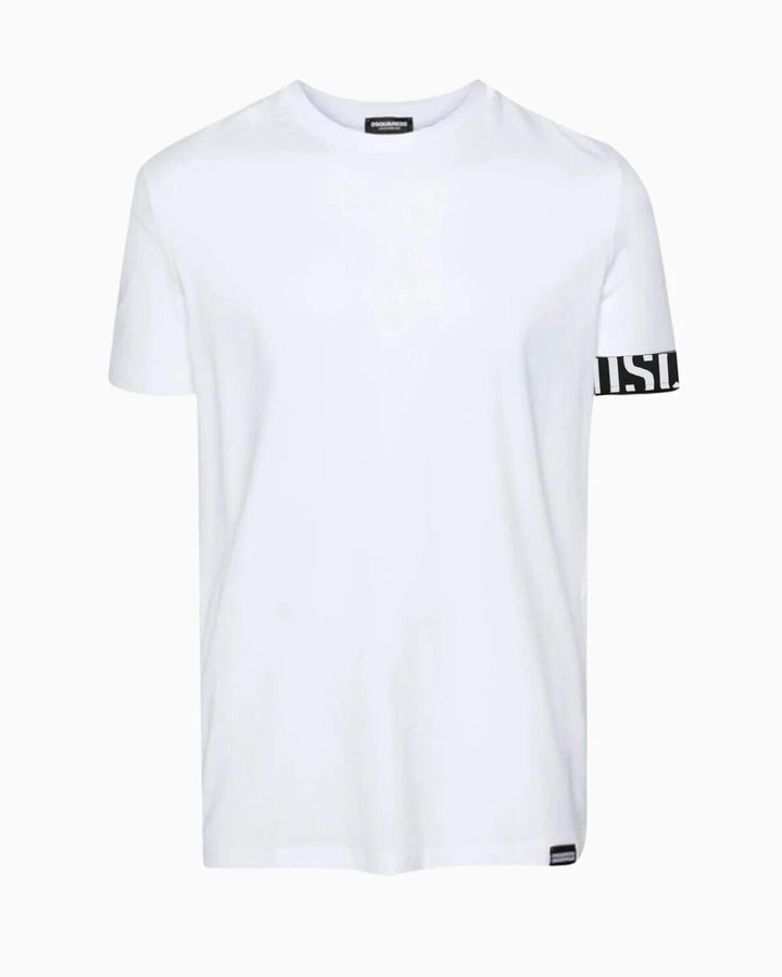 DSQUARED2 t - Shirt Round Neck Logo Manica Uomo - JEK PIT