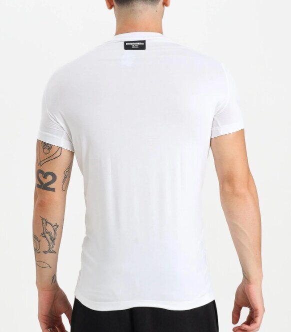 DSQUARED2 t - Shirt Round Neck t Basic Logo Retro Uomo - JEK PIT