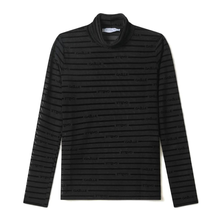 GAELLE  Dolcevita Righe Velluto Allover Donna |  JEK PIT