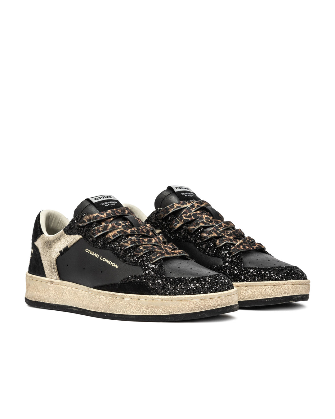 CRIME LONDON  Sneakers Chelsea Brill Lacci Leop Donna |  JEK PIT
