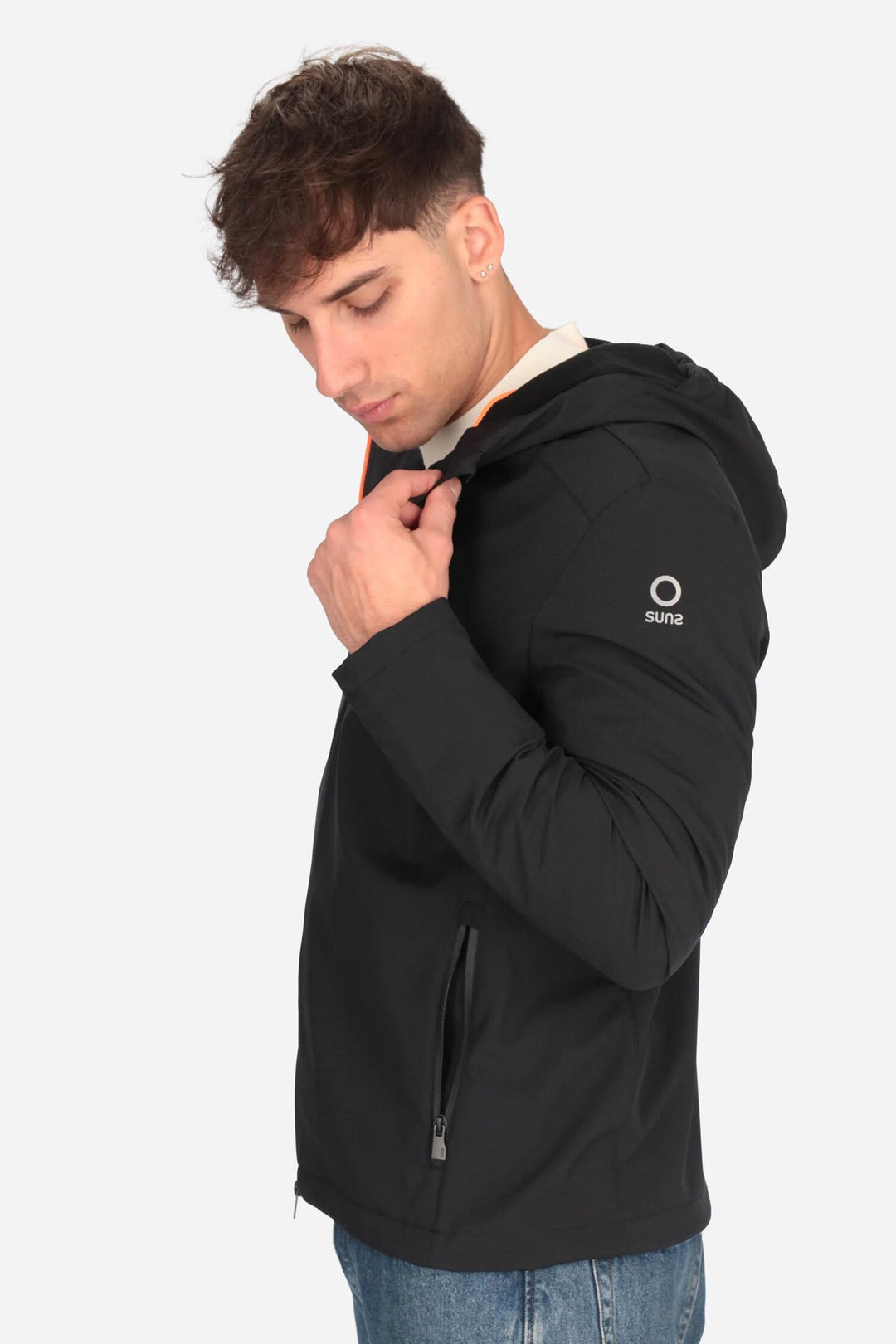 SUNS  Giubbotto Impermeabile Con Cappuccio Uomo |  JEK PIT