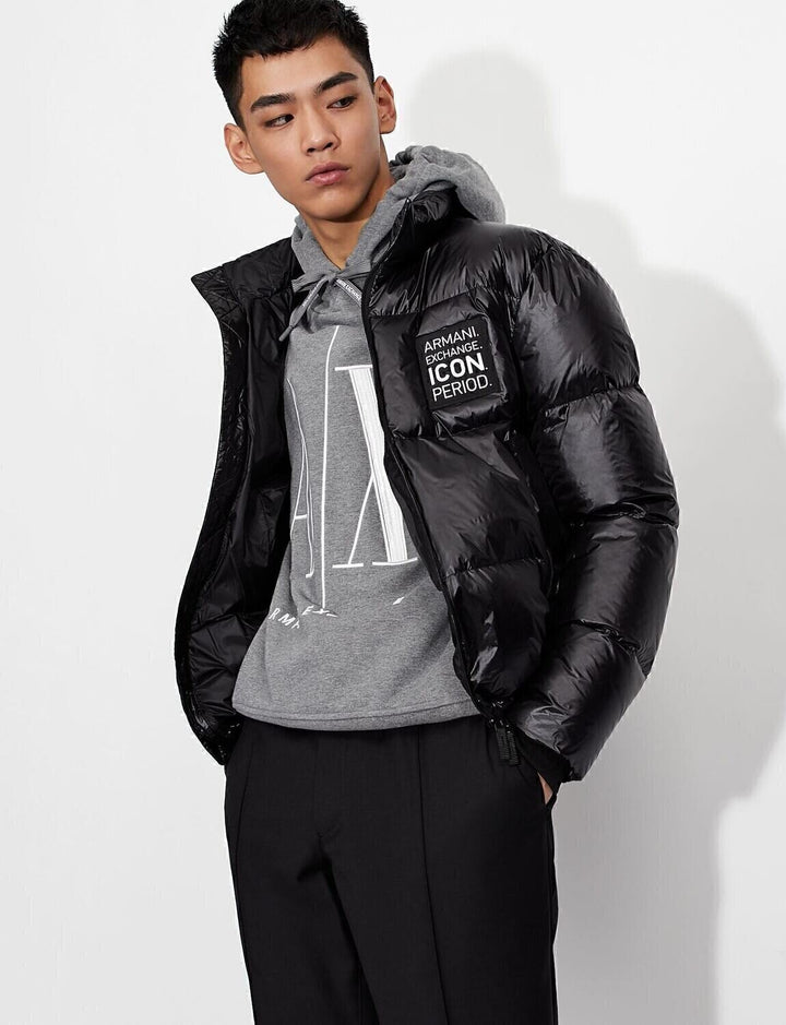 ARMANI EXCHANGE  Bomber Semi Lucido Icon Period Uomo |  JEK PIT