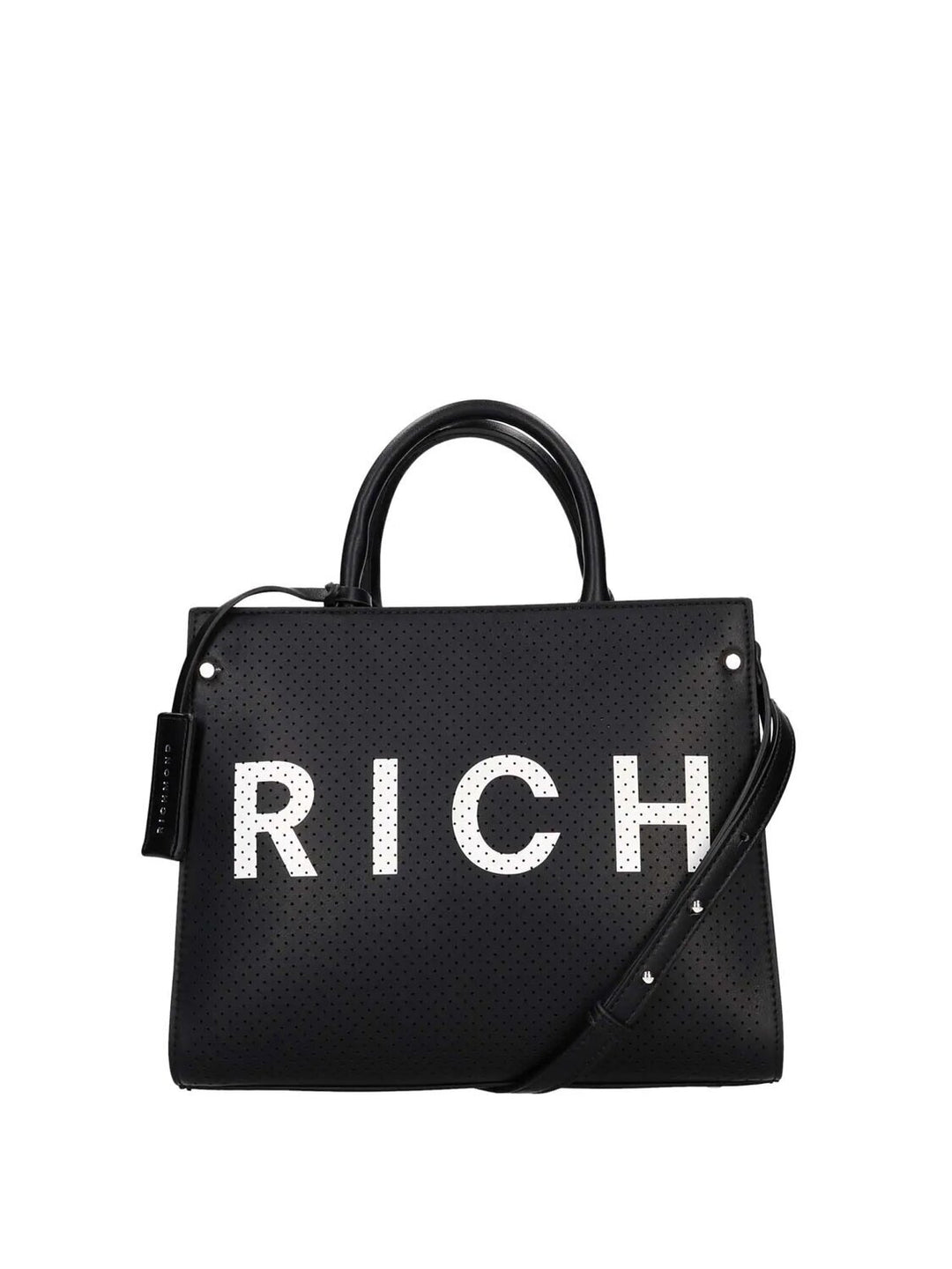 JOHN RICHMOND  Borsa Tote Bag Traforata Logo Grande Donna |  JEK PIT