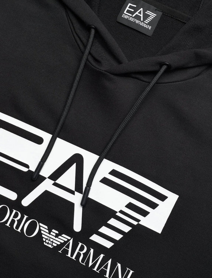 EMPORIO ARMANI EA7  Felpa Stampa Con Cappuccio Uomo |  JEK PIT