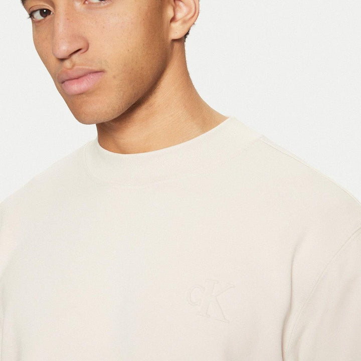 CALVIN KLEIN  Felpa Basic Logo In Rilievo Uomo |  JEK PIT