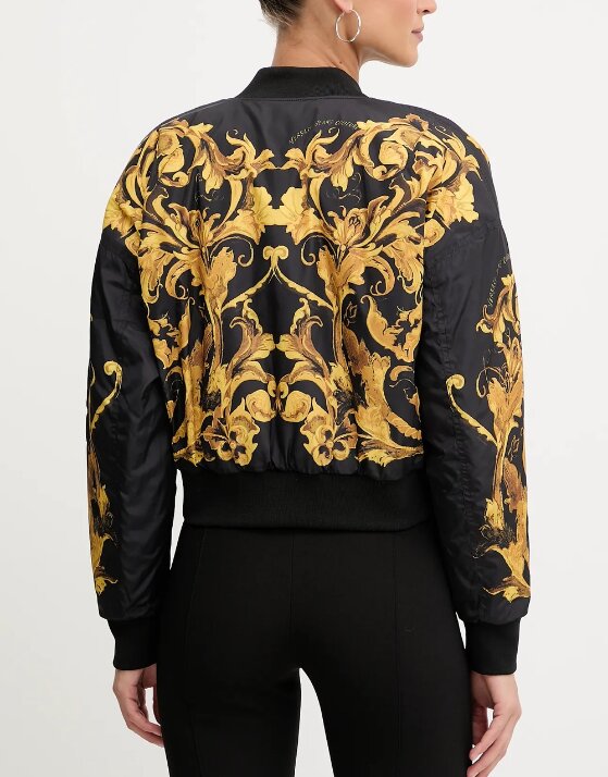 VERSACE JEANS  Bomber Reversibile Baroque Print Donna |  JEK PIT