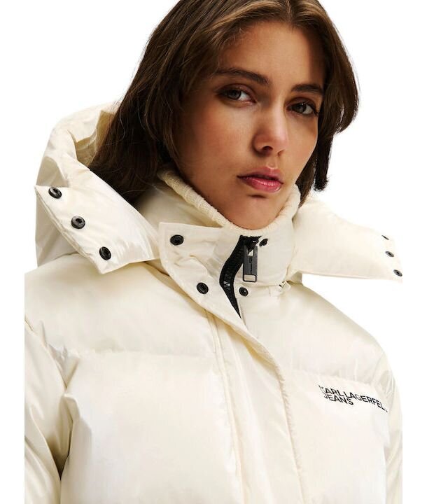 KARL LAGERFELD  Piumino Capp. Klj P.puffer Vernice Donna |  JEK PIT