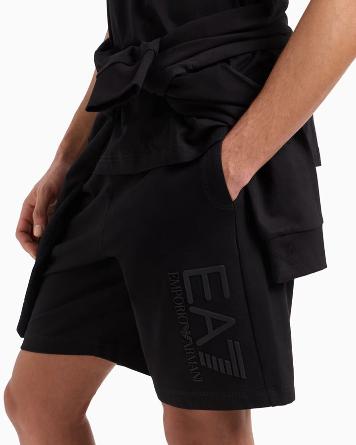 EMPORIO ARMANI EA7  Bermuda Train In Felpa Logo Vert. Uomo |  JEK PIT