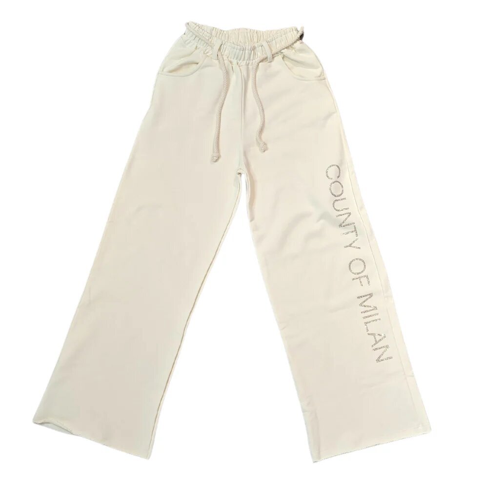 COUNTY OF MILAN - BURLON  Pantalone In Felpa Overs. Logo Brillant. Donna |  JEK PIT