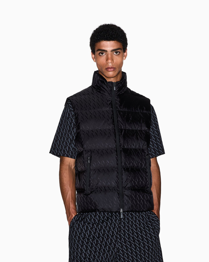 ARMANI EXCHANGE  Smanicato Monogram Su Tinta Uomo |  JEK PIT