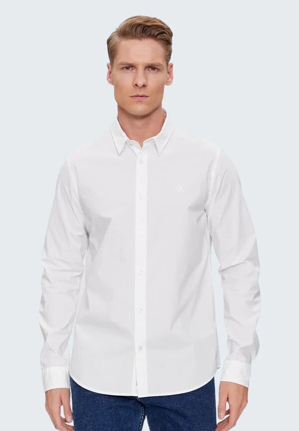 CALVIN KLEIN  Camicia Casual Logo Ricamato Pc Uomo |  JEK PIT