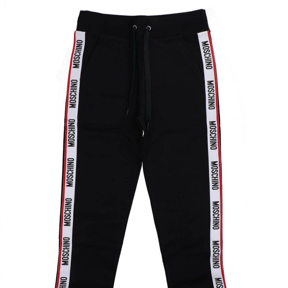 MOSCHINO  Pantalone In Felpa Banda Laterale Rossa Uomo |  JEK PIT