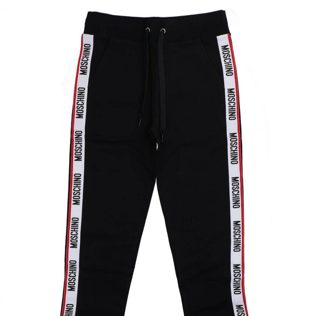 MOSCHINO  Pantalone In Felpa Banda Laterale Rossa Uomo |  JEK PIT