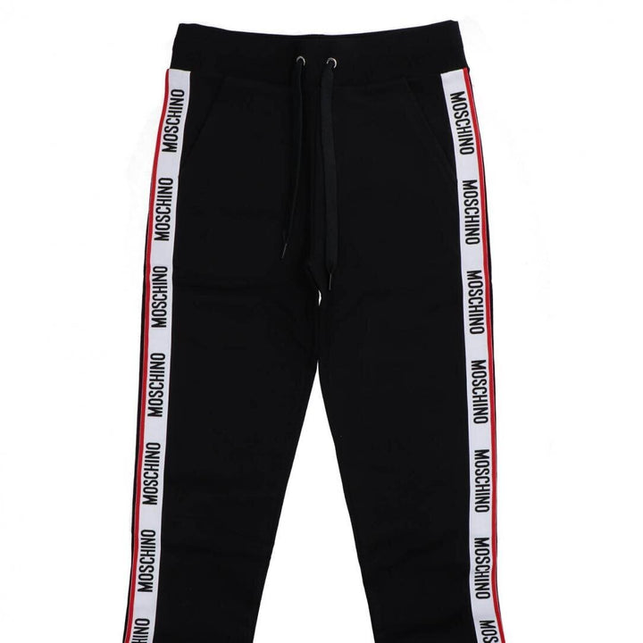 MOSCHINO  Pantalone In Felpa Banda Laterale Rossa Uomo |  JEK PIT