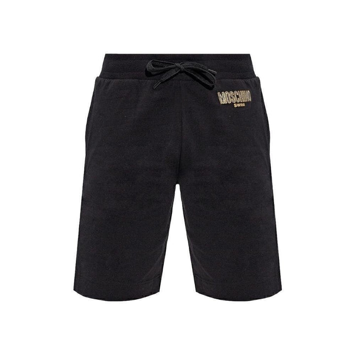 MOSCHINO  Bermuda Logo Brill Gold Uomo |  JEK PIT