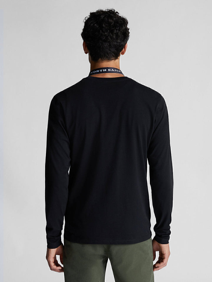 T-Shirt M.lunga Basic Ricamo Uomo - JEK PIT